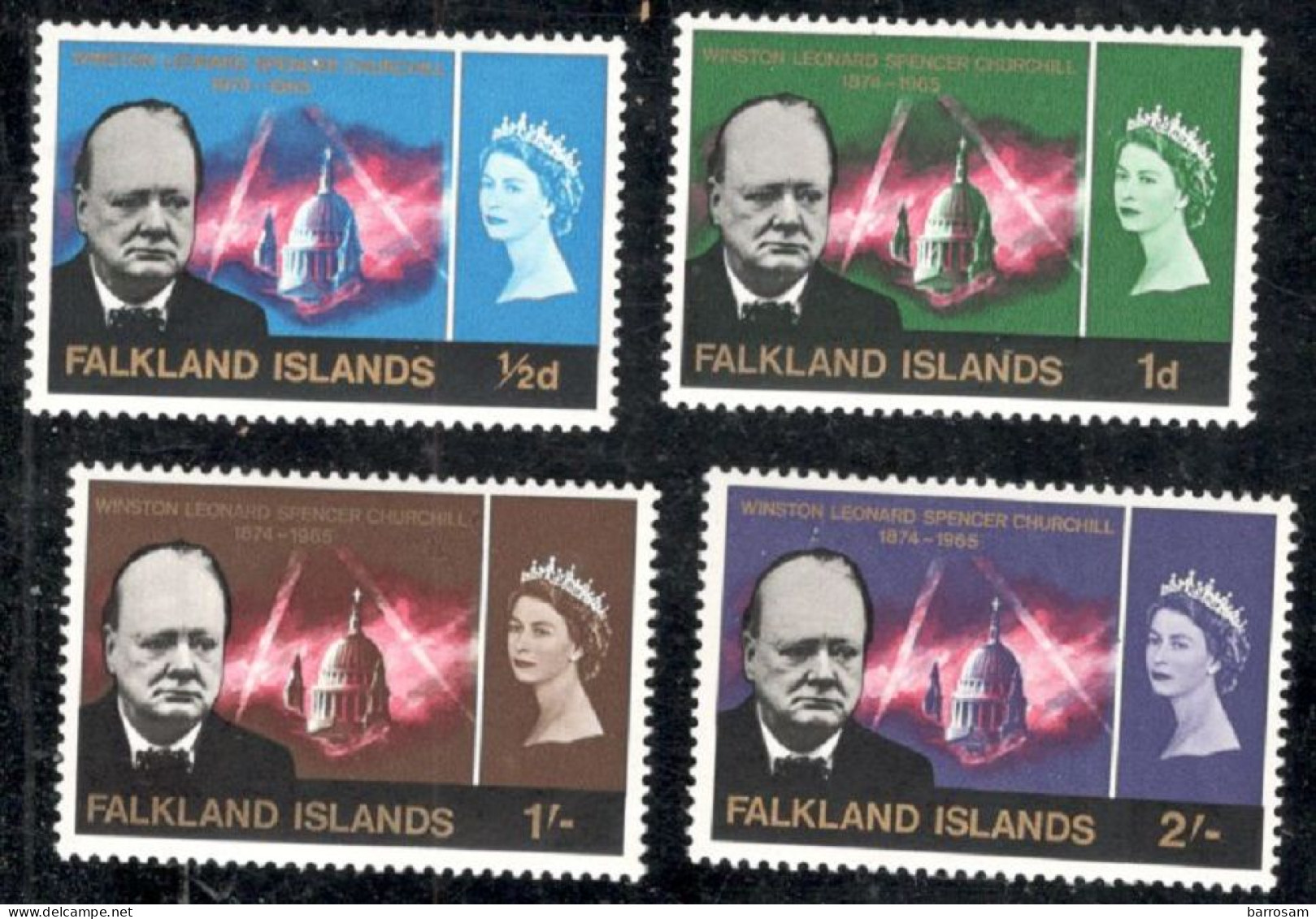 FALKLAND ISLANDS.....1966:Michel 153-6mnh** - Falklandinseln