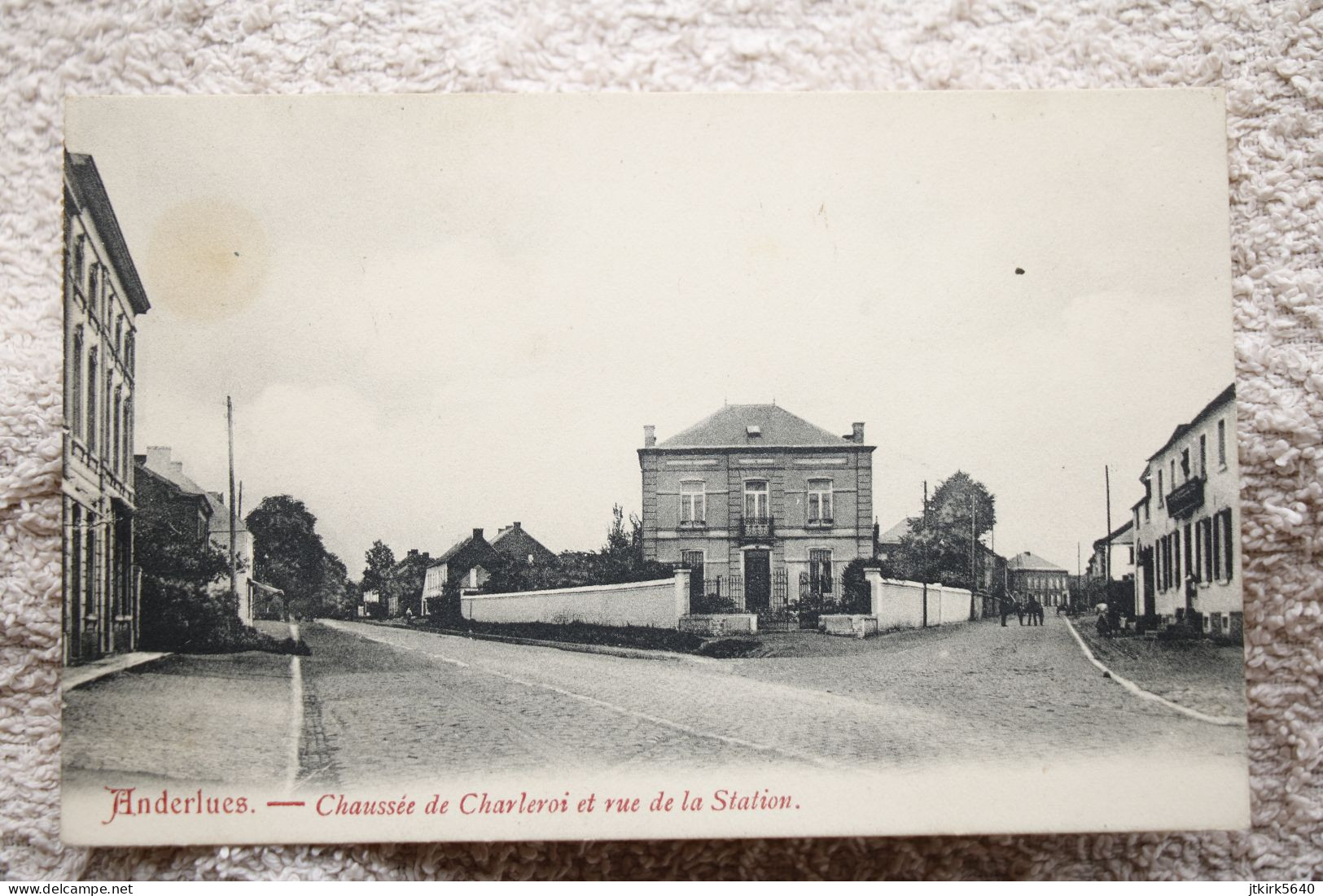 Anderlues "Chaussée De Charleroi Et Rue De La Station" - Anderlues