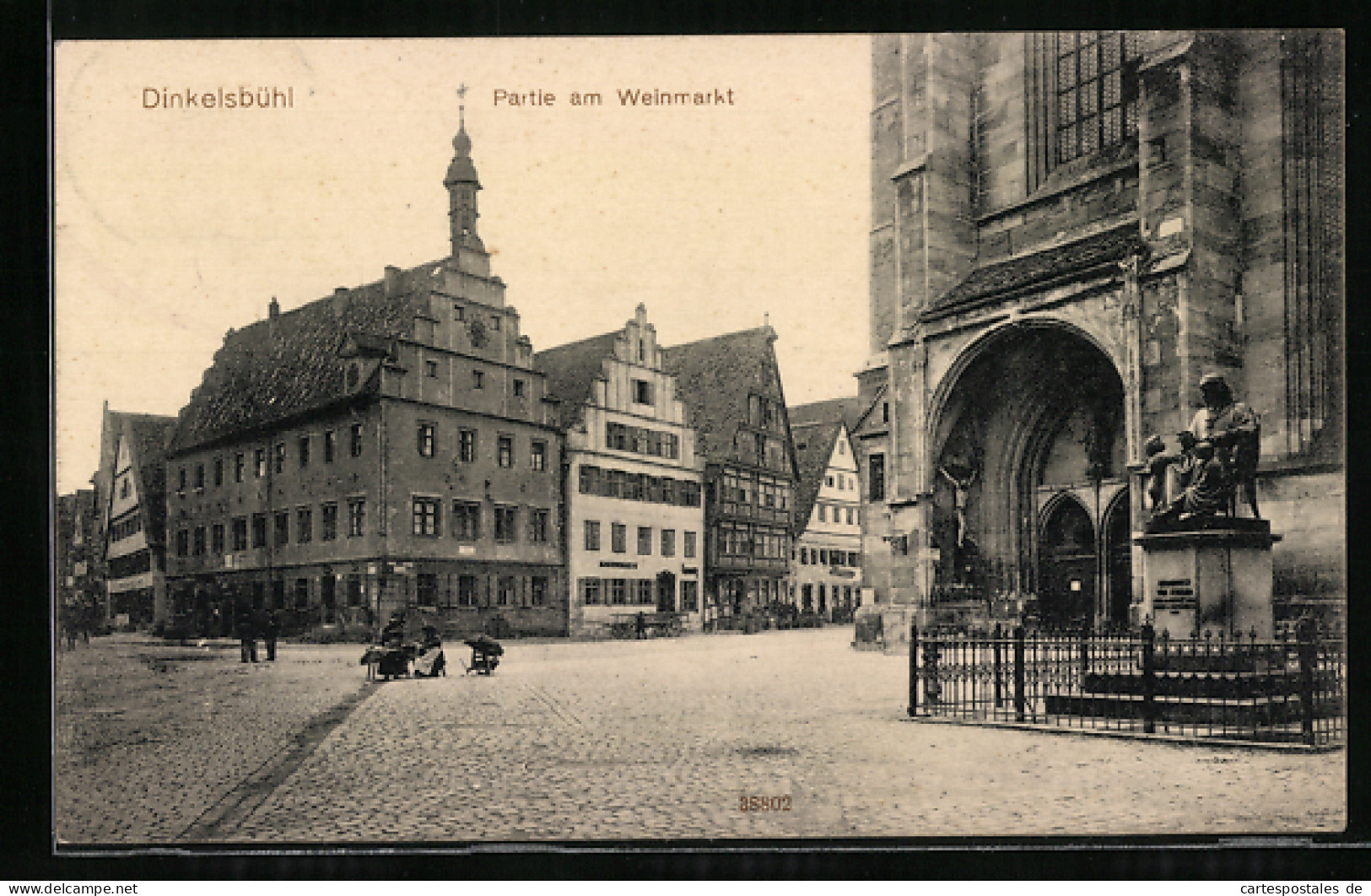 AK Dinkelsbühl, Strasse Am Weinmarkt  - Dinkelsbuehl