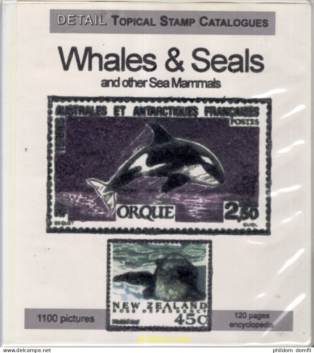 Detail Topical Stamp Catalogues Whales And Seals And Other Mammals 1995 - Thématiques