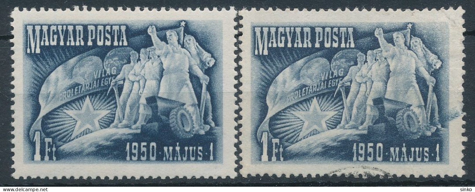 1950. 1th Of May (I.) - Misprint - Plaatfouten En Curiosa