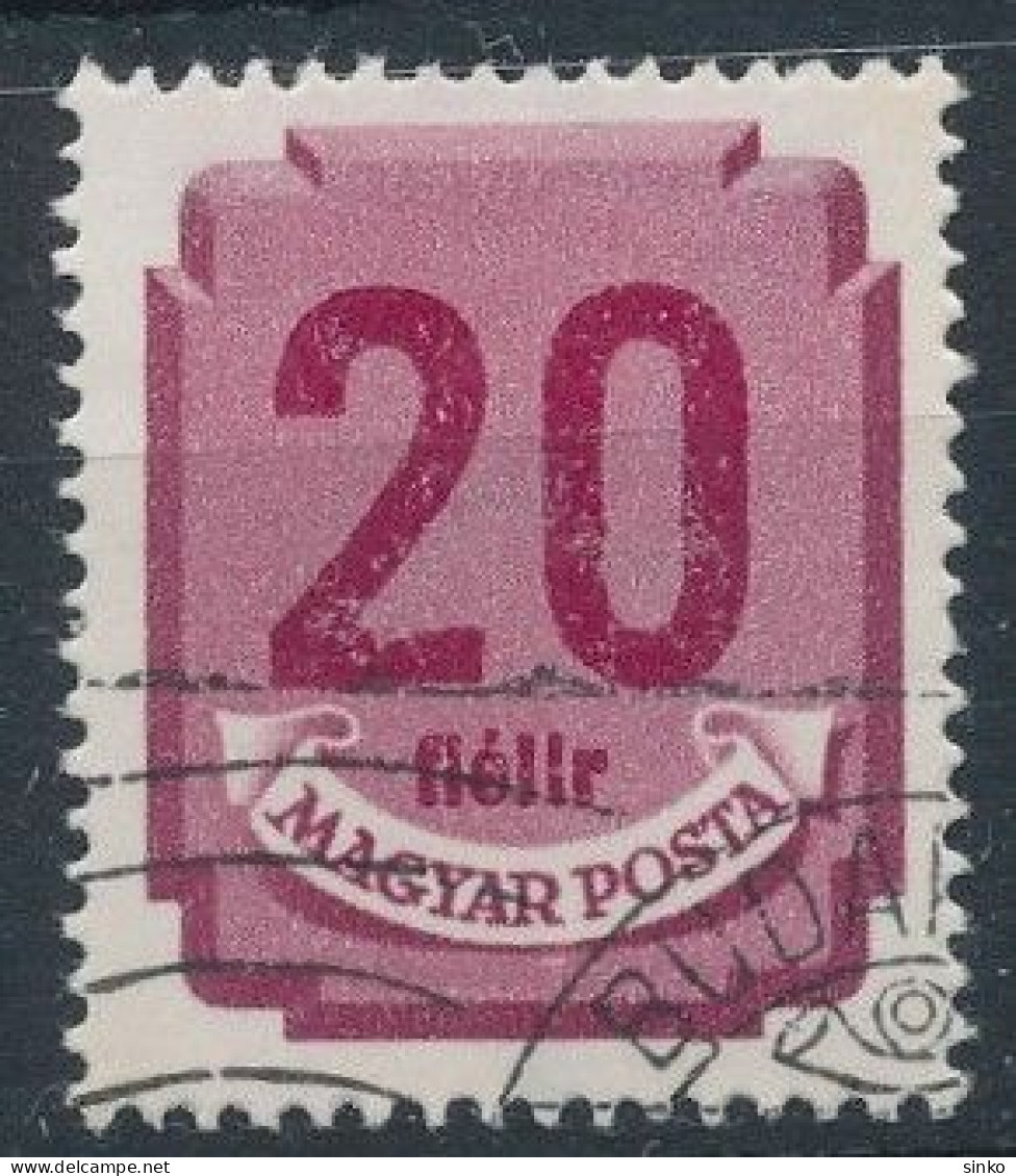 1950. Forint-Filler Porto (II.) - Misprint - Variétés Et Curiosités