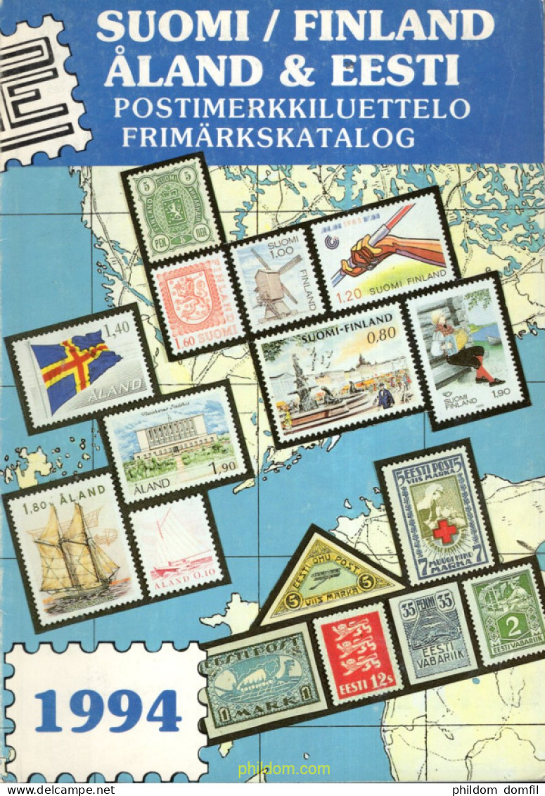 Catalogue Of Stamps Suomi / Finland Aland & Eesti 1994 - Temáticas