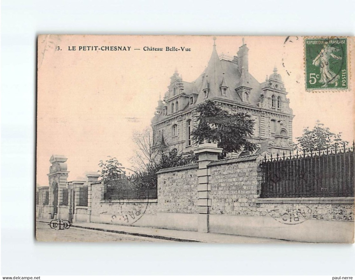 LE PETIT CHESNAY : Château Belle-Vue - état - Le Chesnay