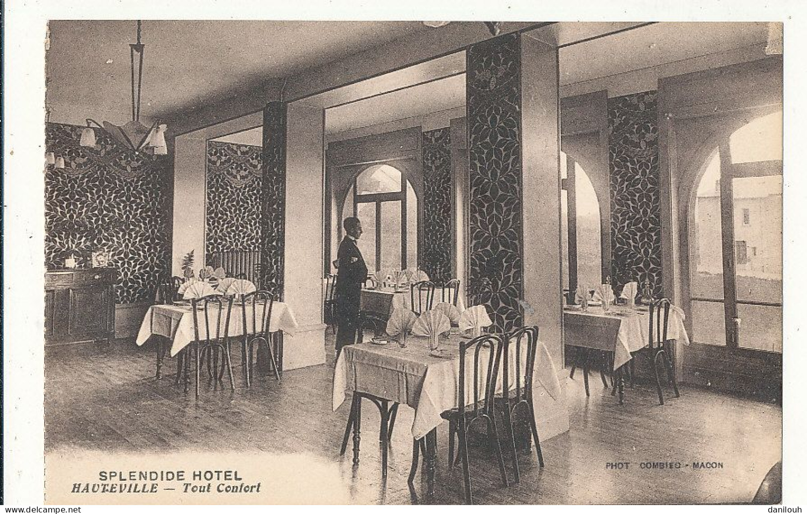 01 // HAUTEVILLE   SPLENDIDE SPLENDID HOTEL - E BREVET Propriétaire - SALLE A MANGER - Restaurant - Hauteville-Lompnes