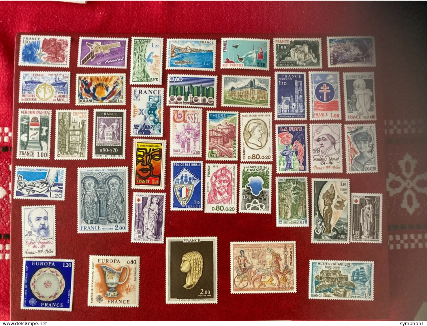 Ensemble De 40 Timbres De France De 1976 Neufs - 1970-1979