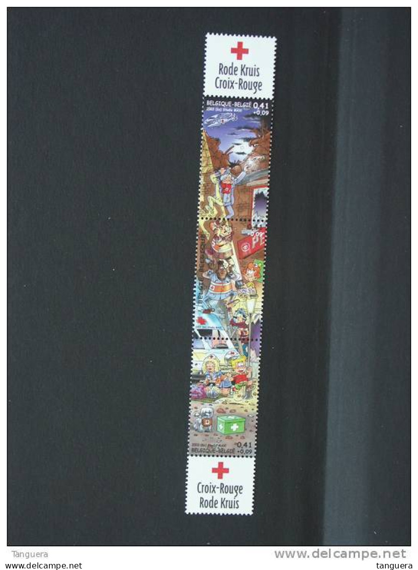 België Belgique 2003 Croix Rouge Strips Dessin 3163-3165 Yv 3163-3165 MNH ** - Neufs