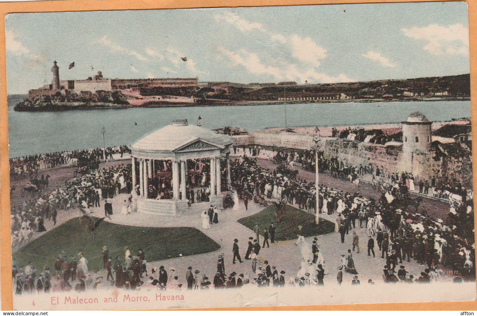 Havana Cuba 1909 Postcard Mailed - Cuba