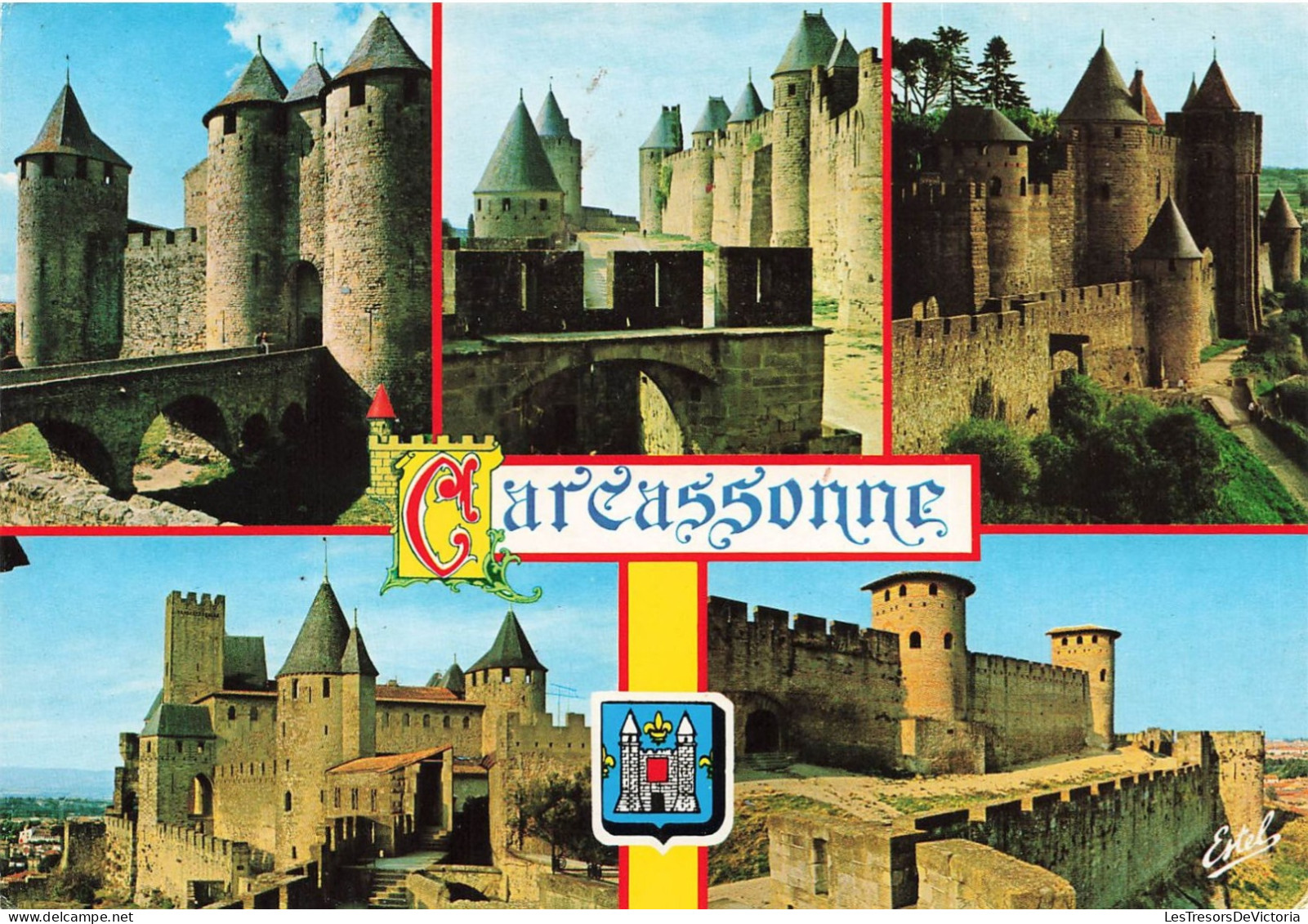 FRANCE - Carcassonne - L'entrée Du Château Comtal - La Porte Narbonnaise - Le Château Comtal - Carte Postale - Carcassonne