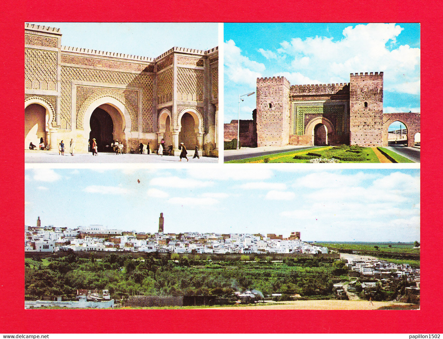 E-Maroc-89P MEKNES, Bab El Mansour, Vue Générale, BE - Meknes