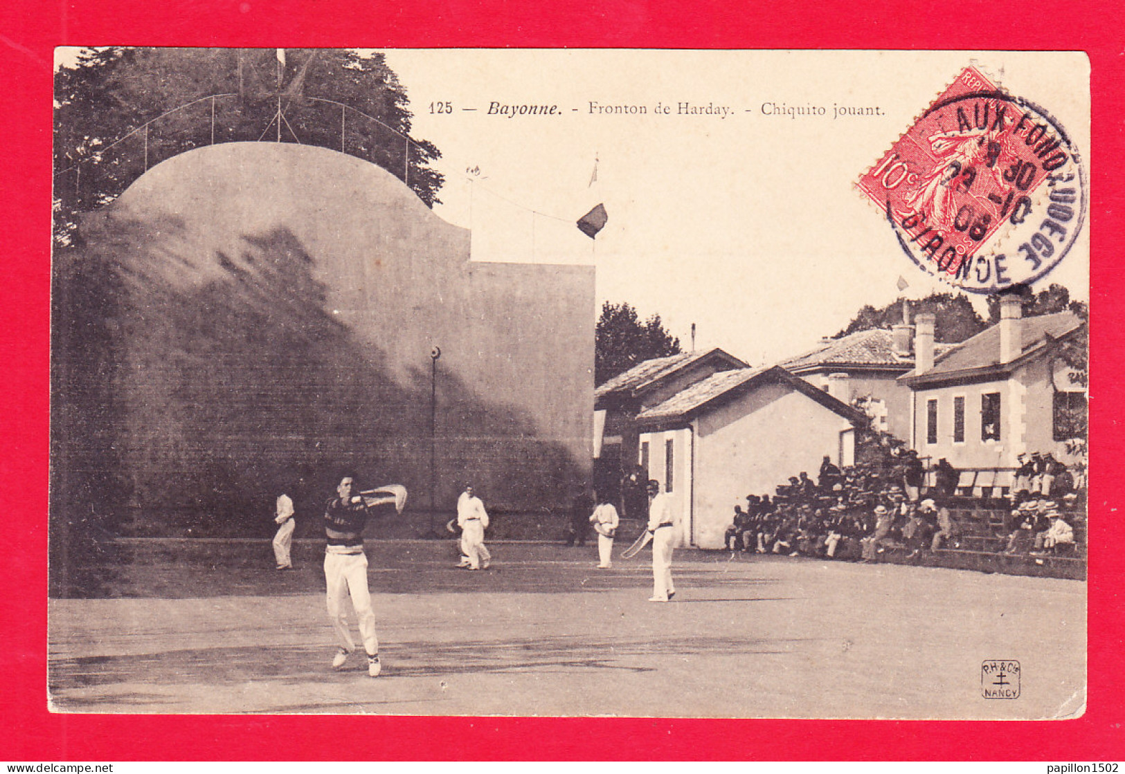 F-64-Anglet-305PA1  Fronton De HARDAY, CHIQUITO Jouant, Cpa BE - Anglet