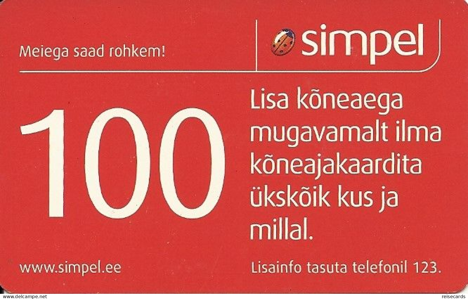 Estonia: Prepaid Simpel - Estonia