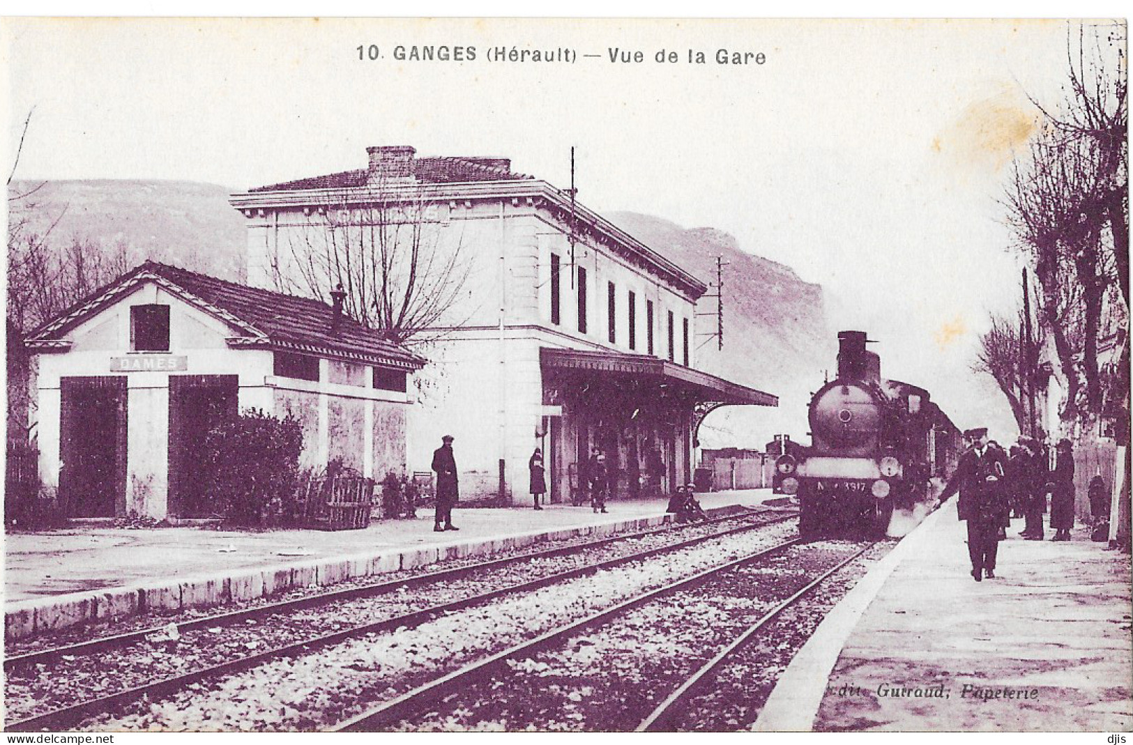 Train Vapeur Gare 34 Herault Chemin De Fer - Ganges