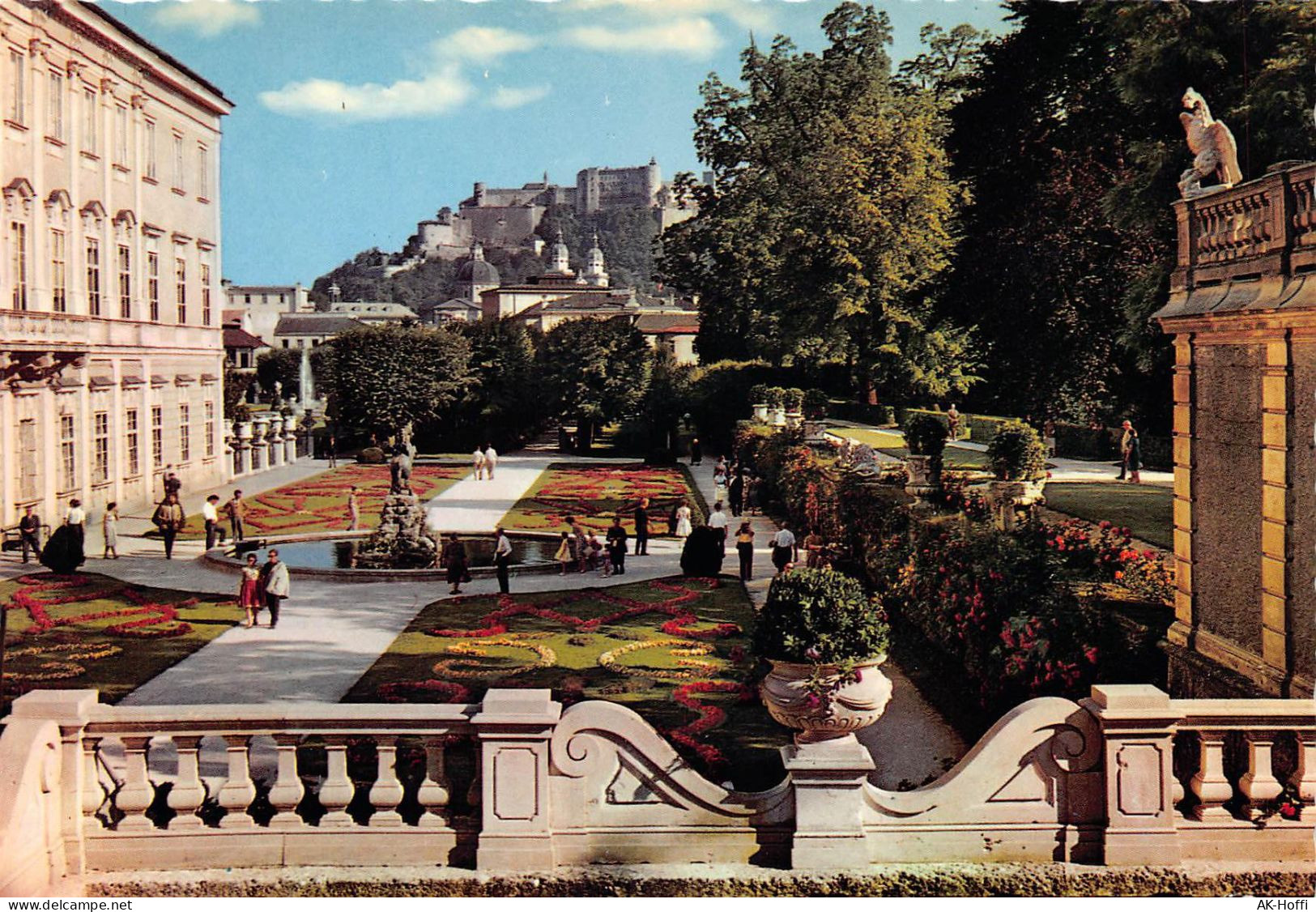 SALZBURG - Mirabellgarten Mit Dom Und Festung - Salzburg Stadt