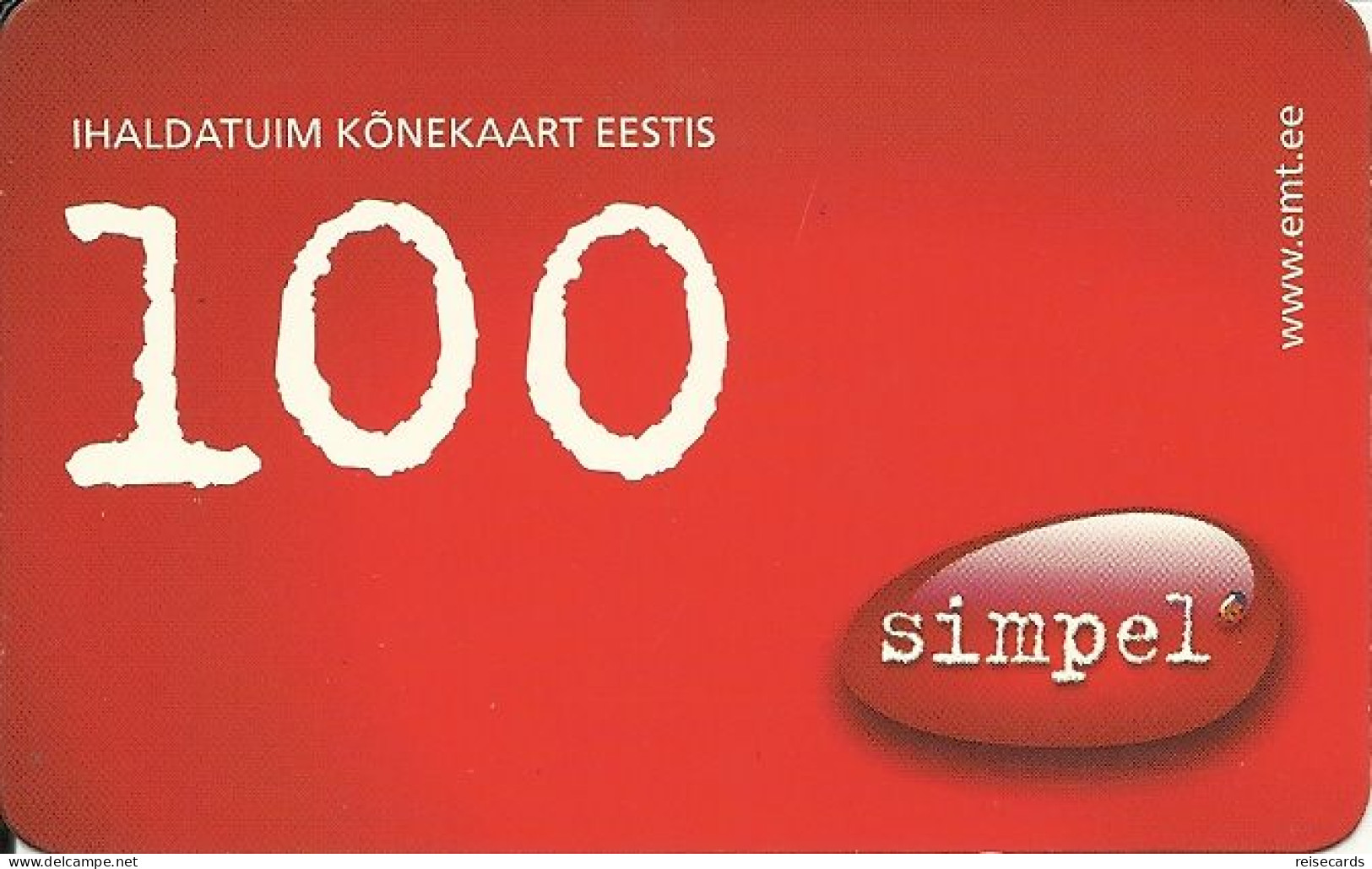 Estonia: Prepaid Simpel - Estland