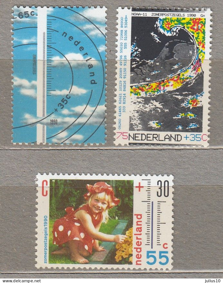 Science Weather Meteorology 1992 Netherlands MNH(**) Mi 1379-1381 #34138 - Nuevos