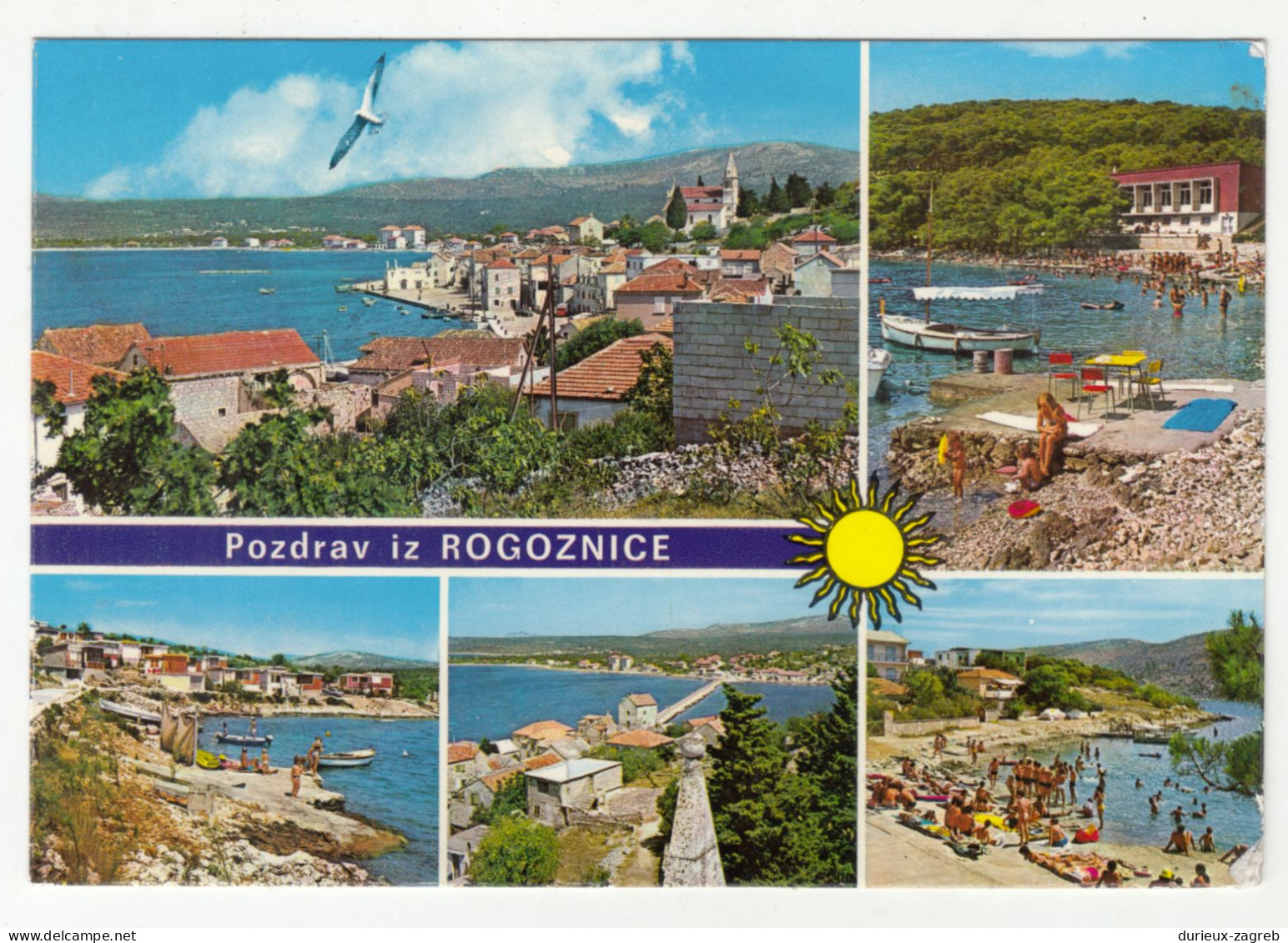 Rogoznica Old Postcard Posted 1974  PT240401 - Croatia