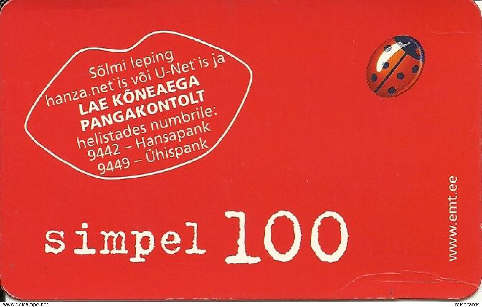 Estonia: Prepaid Simpel - Estonie