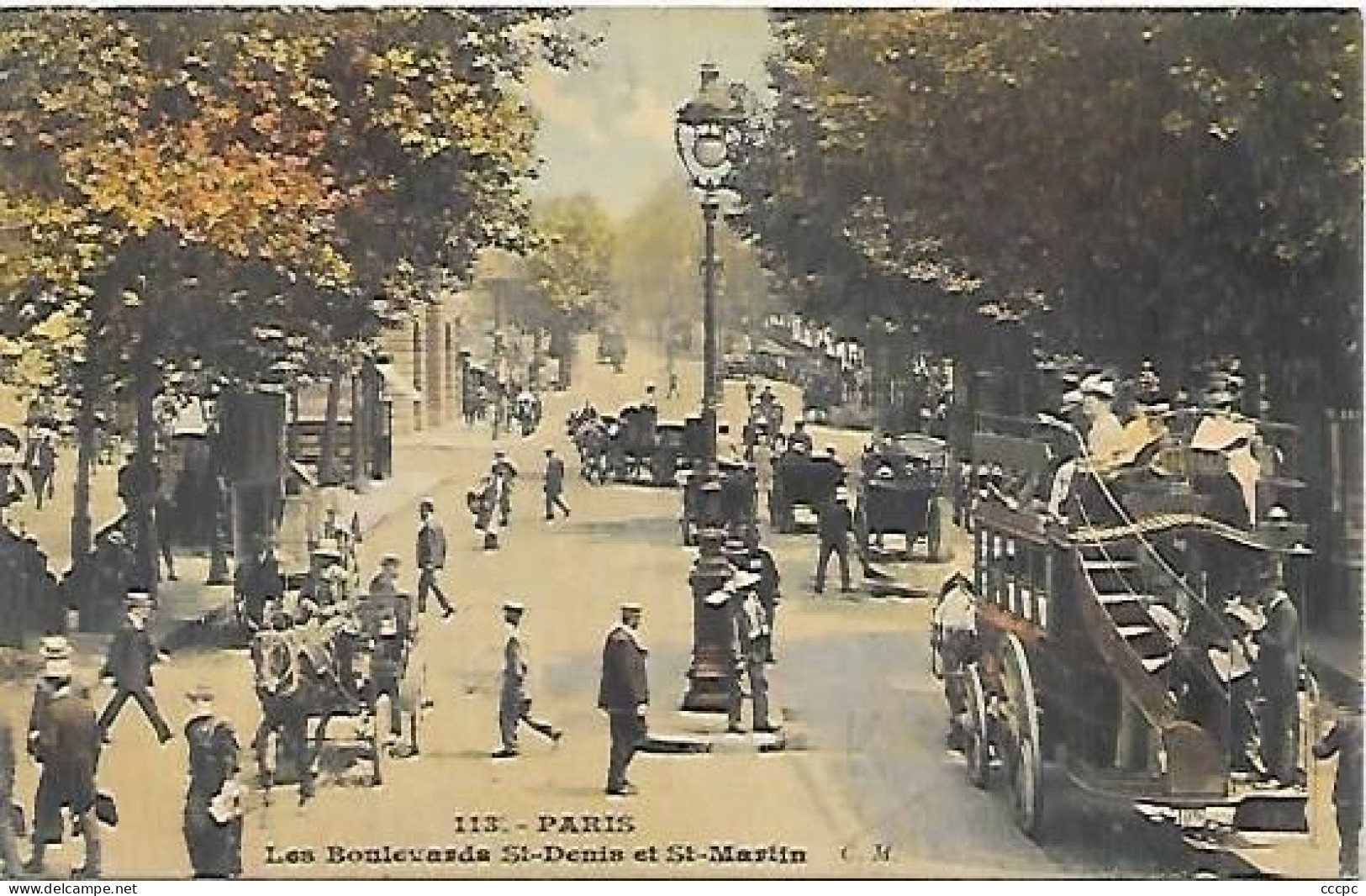 CPA Paris Les Boulevards Saint-Denis Et Saint-Martin - Arrondissement: 03