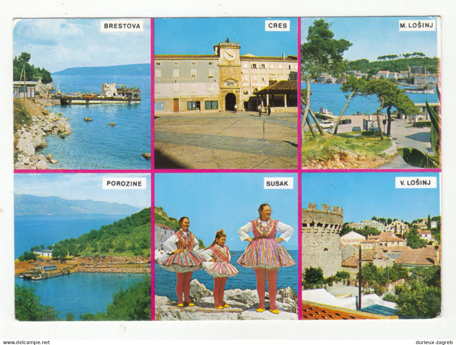 Cres Old Postcard Posted 1982  PT240401 - Croatia