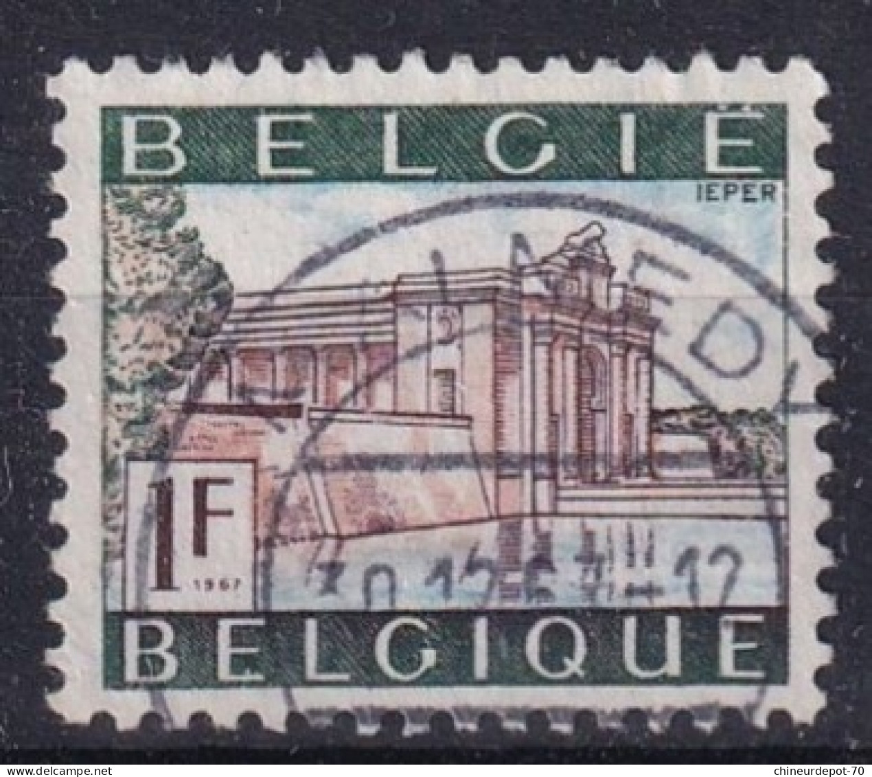 IEPER Ypres MALMEDY EEKLO BRUXELLES SPRIMONT SOIGNIES Borgloon FLEMALLE NEUFCHATEAU - Used Stamps