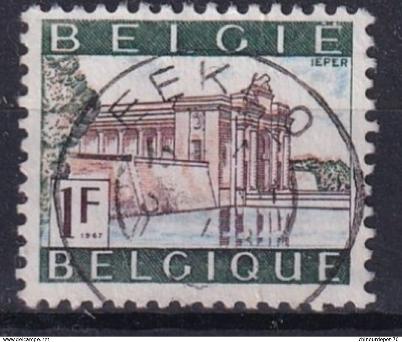 IEPER Ypres MALMEDY EEKLO BRUXELLES SPRIMONT SOIGNIES Borgloon FLEMALLE NEUFCHATEAU - Used Stamps