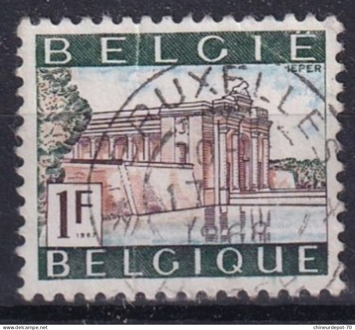 IEPER Ypres MALMEDY EEKLO BRUXELLES SPRIMONT SOIGNIES Borgloon FLEMALLE NEUFCHATEAU - Used Stamps