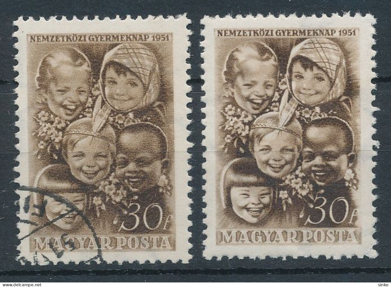 1951. Child (II.) - Misprint - Abarten Und Kuriositäten