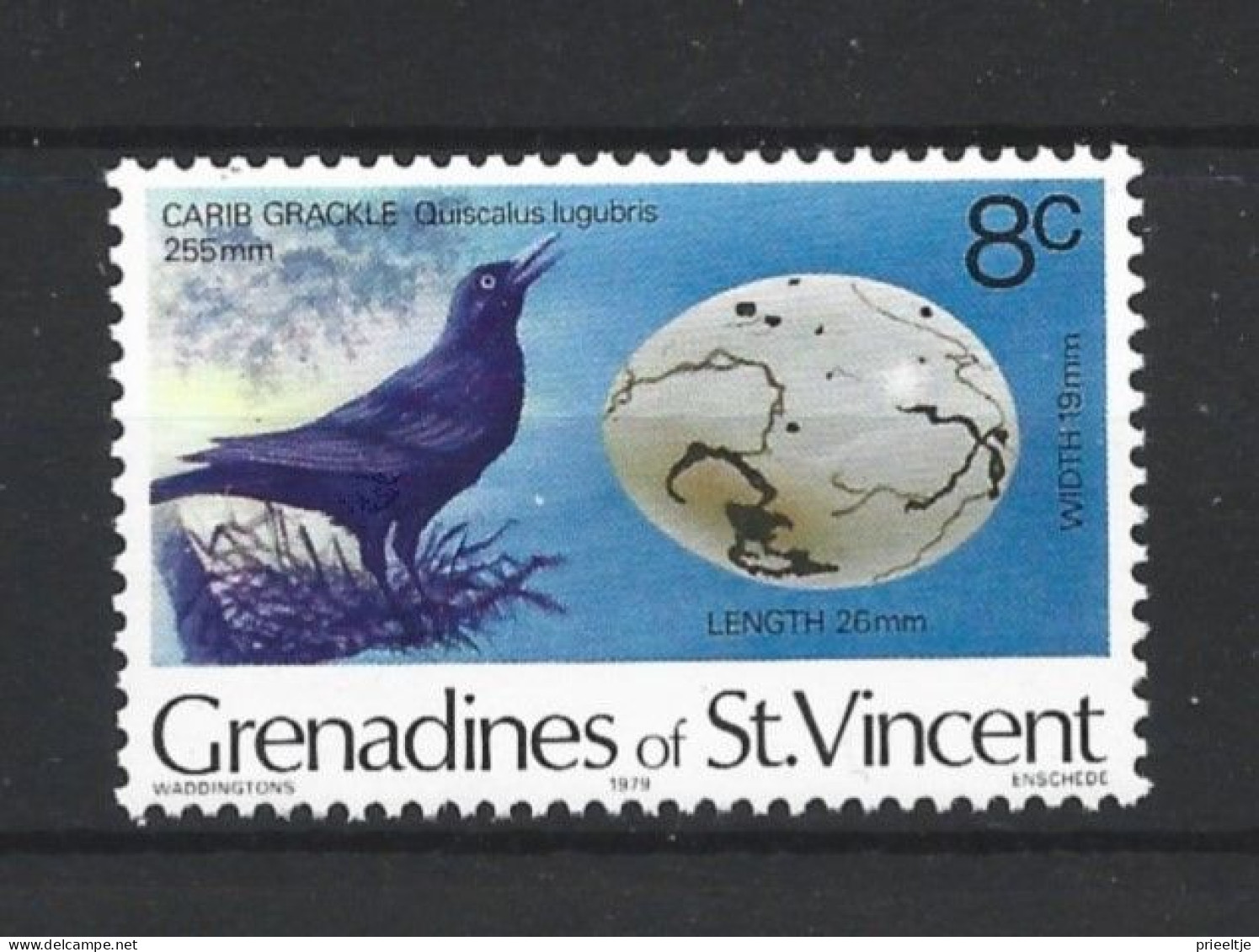 St Vincent Grenadines 1978 Bird & Egg  Y.T. 128 ** - St.Vincent Und Die Grenadinen