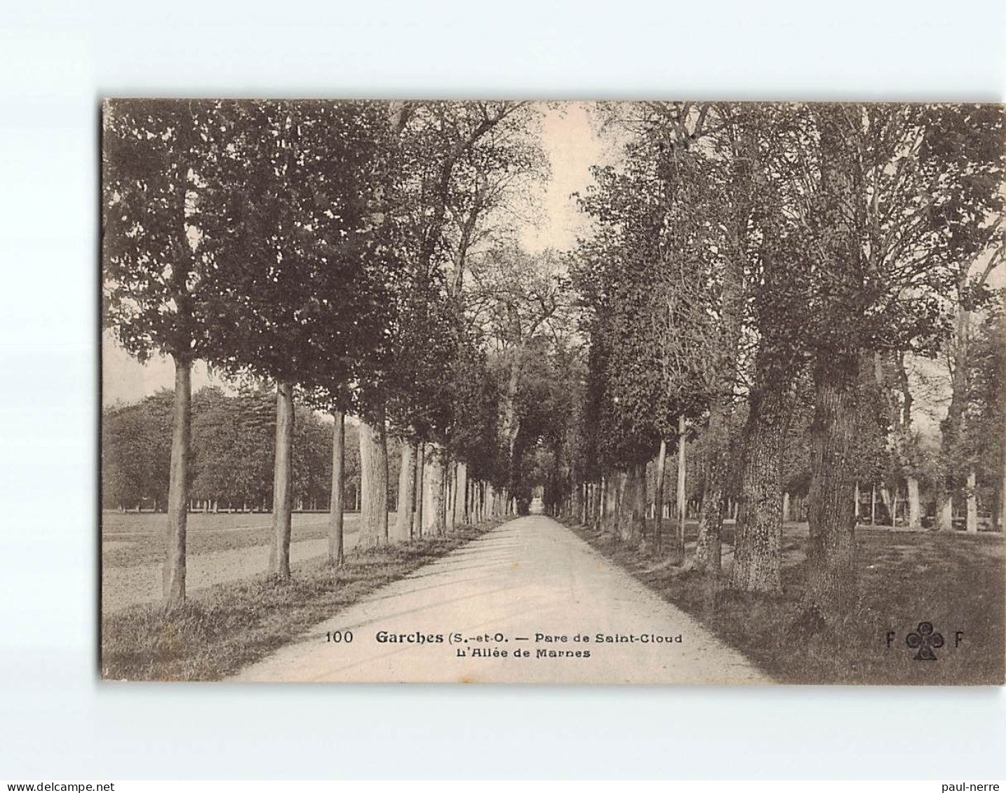 GARCHES : Parc De Saint-Cloud, L'Allée De Marnes - état - Garches