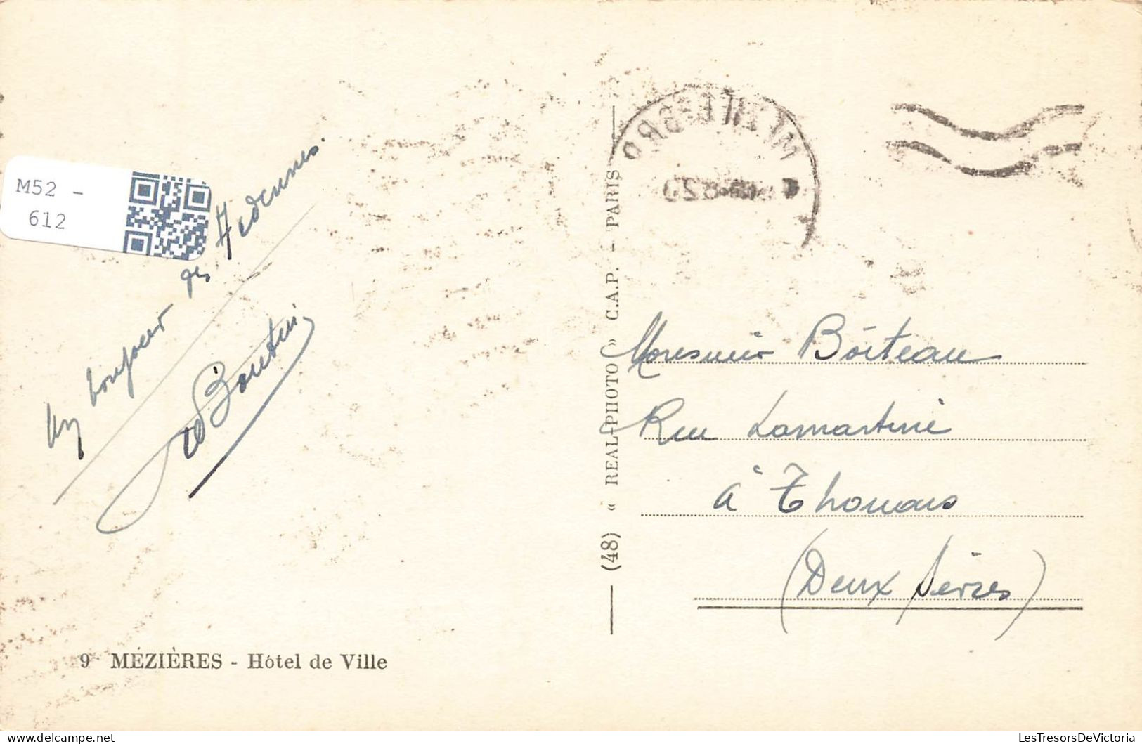 FRANCE - Mézières - Hôtel De Ville - Carte Postale - Other & Unclassified