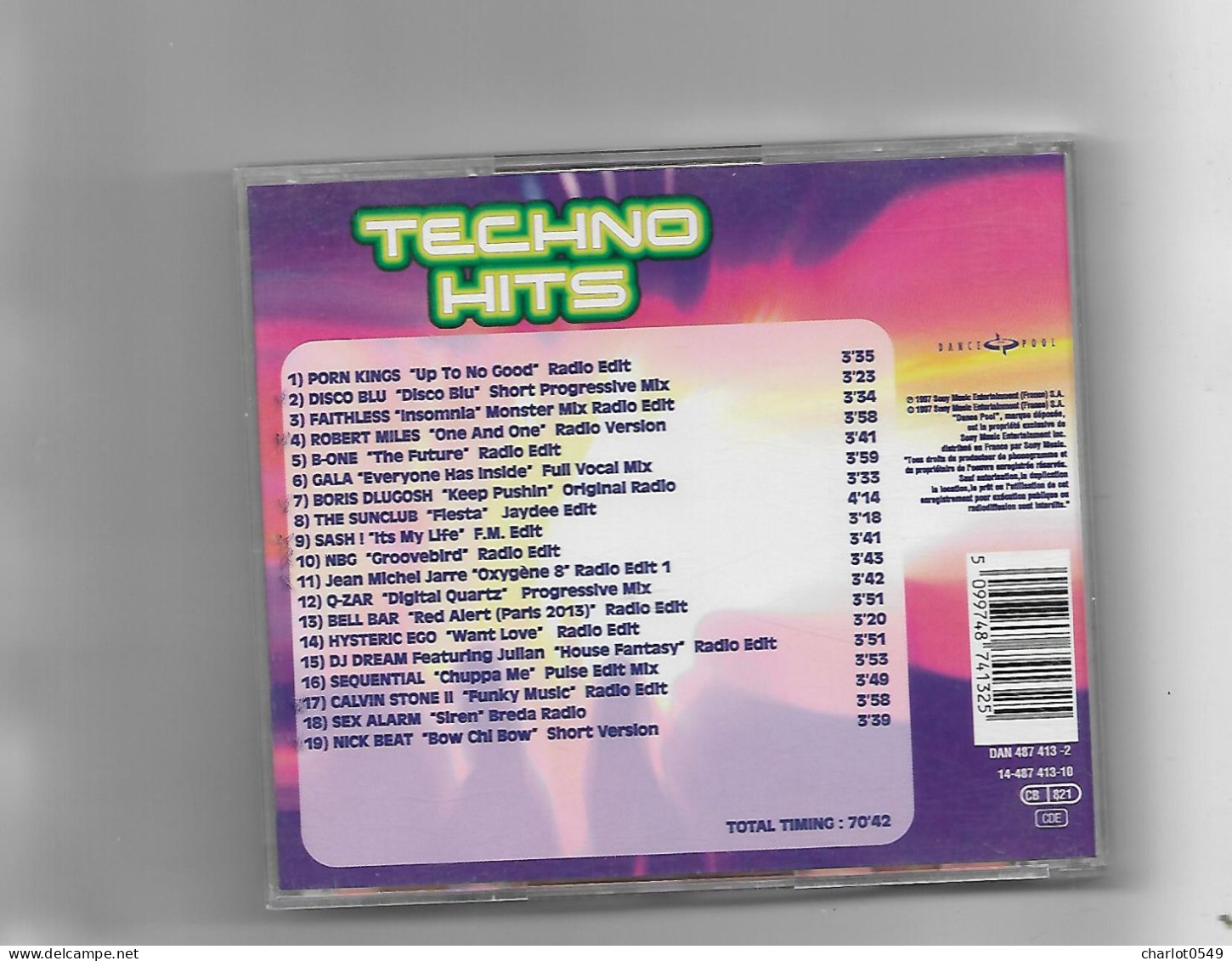 19 Titres Techno Hits - Sonstige & Ohne Zuordnung
