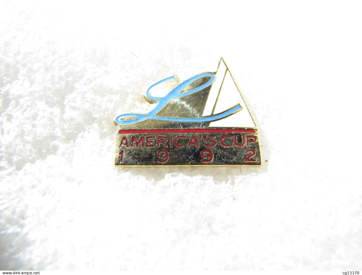 PIN'S   AMERICA'S  CUP  1992     Email Grand Feu - Bateaux