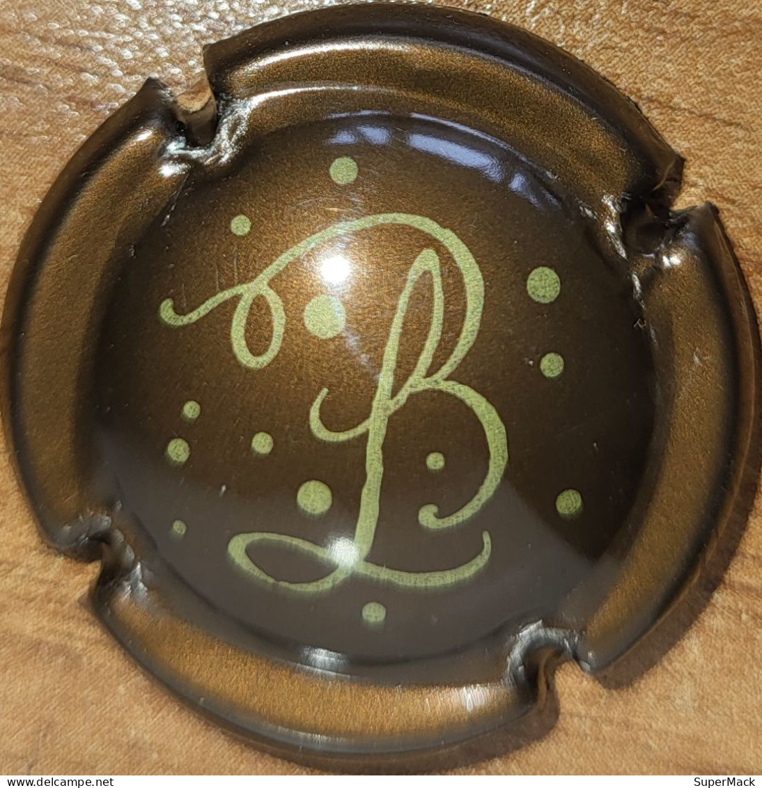Capsule Crémant Bourgogne BAILLY LAPIERRE Série Initiales, Bruin Brillant & Crème Verdâtre Nr 07a - Schaumwein - Sekt