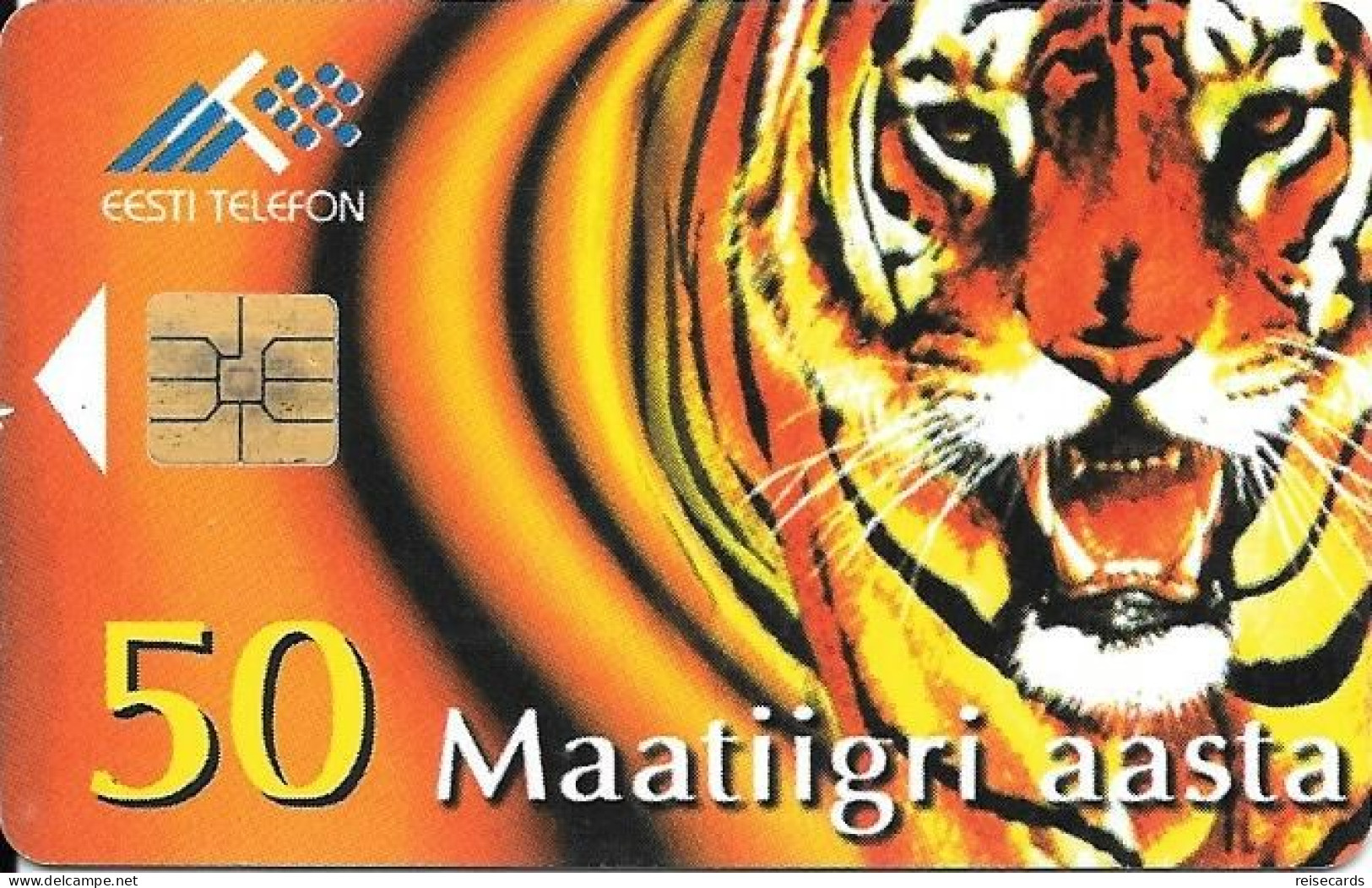 Estonia: Eesti Telefon  1998 Maatiigri Aasta - Lion - Estonie