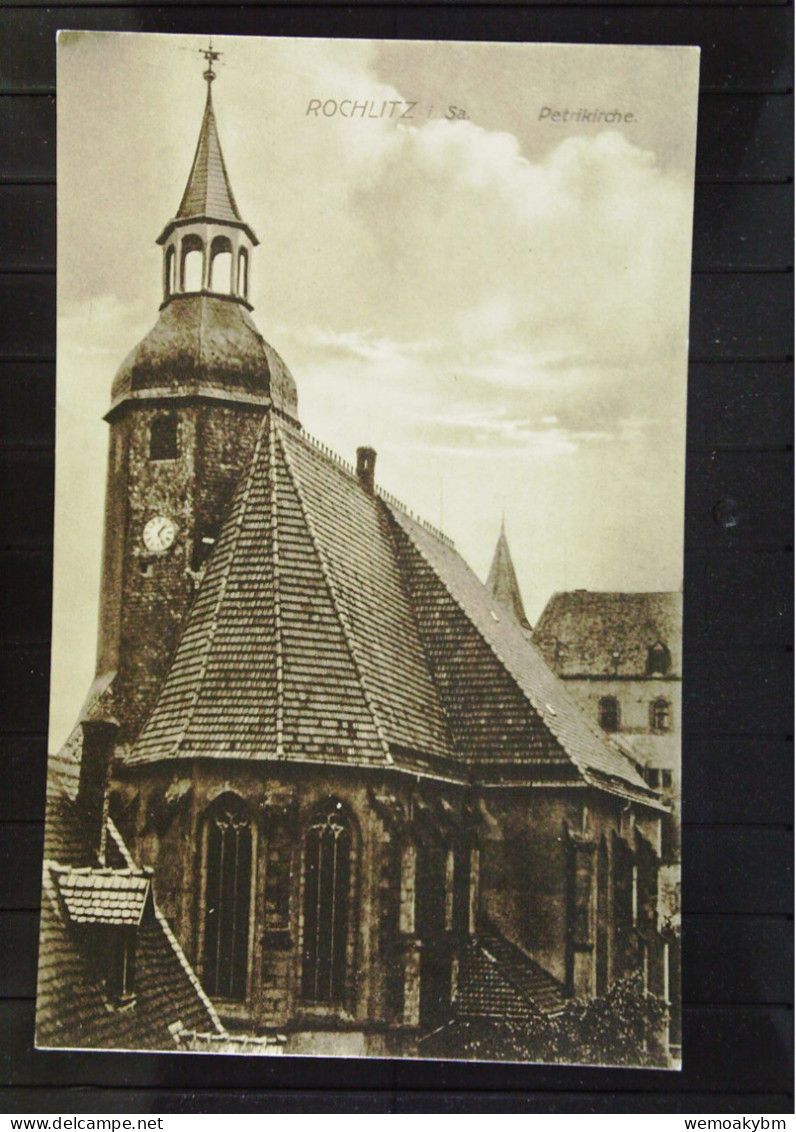 DR:  Ansichtskarte Von Rochlitz I. Sachs., Petrikirche - Nicht Gelaufen, Um 1928 - Rochlitz
