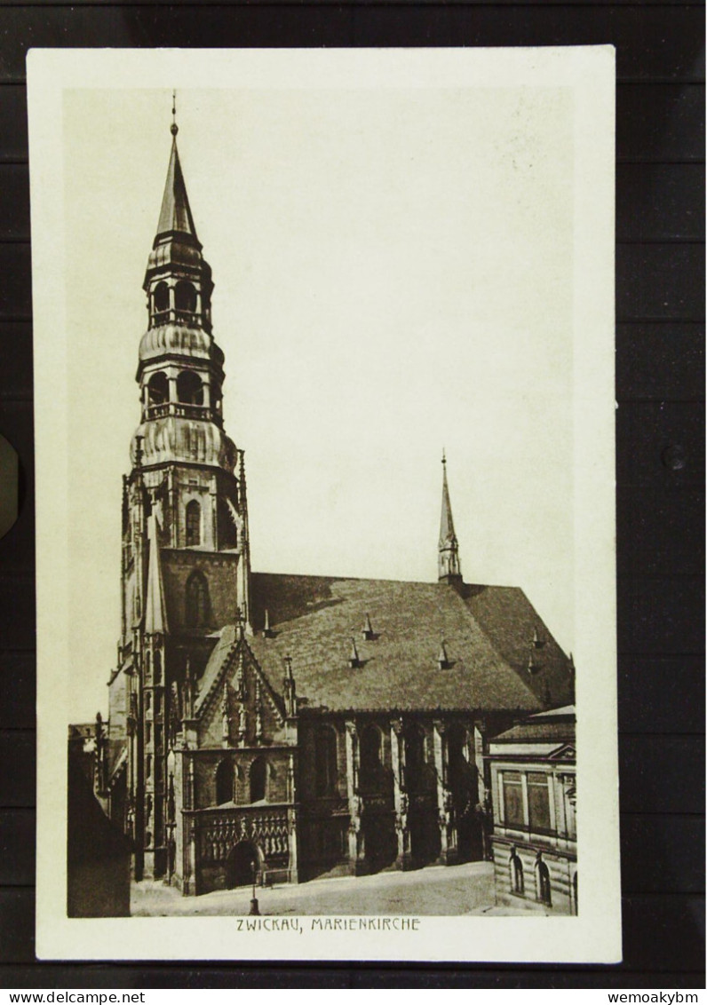 DR:  Ansichtskarte Von Zwickau, Marienkirche - Nicht Gelaufen, Um 1927 - Zwickau