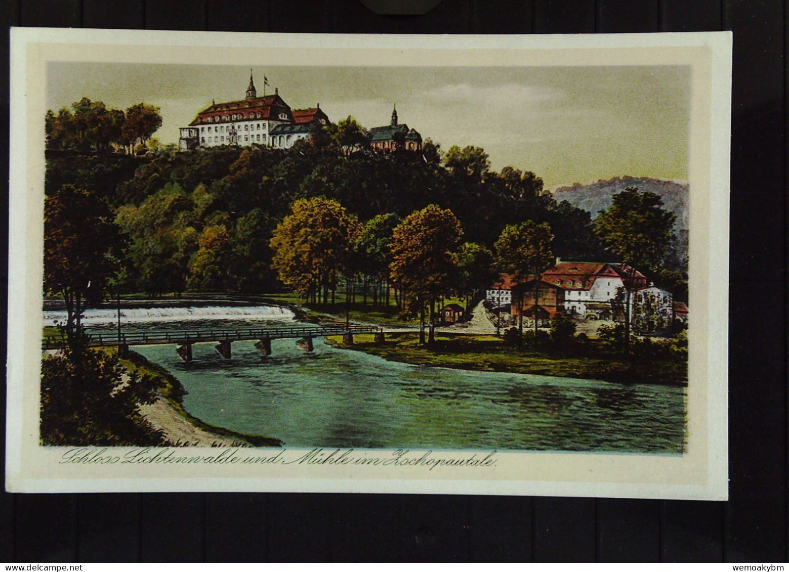 DR:  Ansichtskarte Von Zschopautalmit  Schloss Lichtenwalde U. Mühle - Nicht Gelaufen, Um 1927 - Zschopau