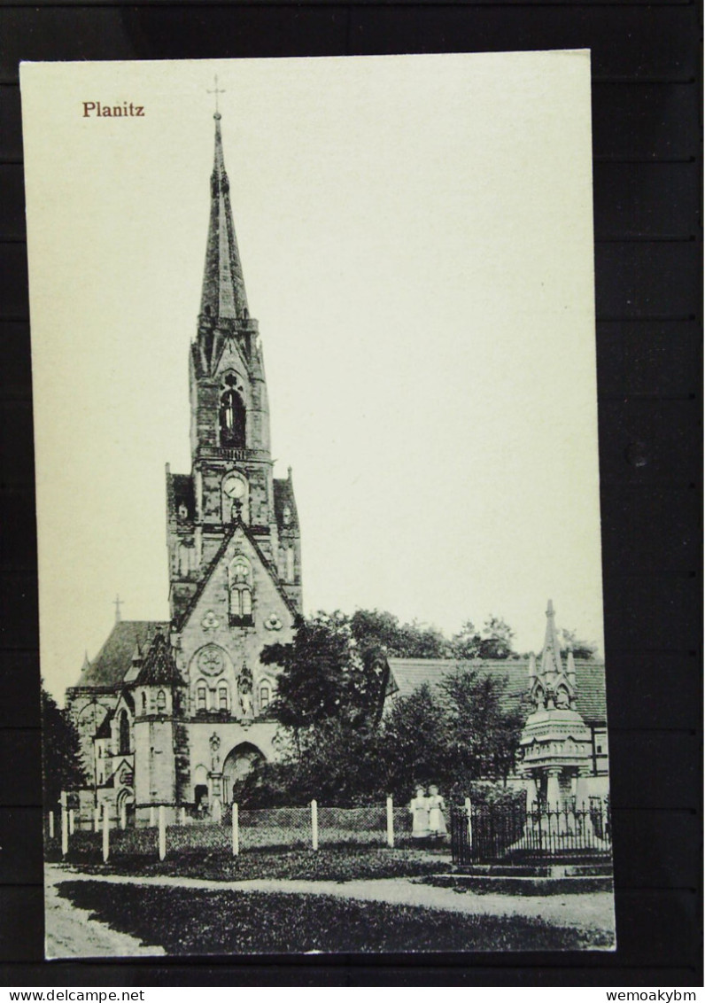 DR:  Ansichtskarte Von Planitz Mit Kirche- Nicht Gelaufen, Um 1926 - Zwickau