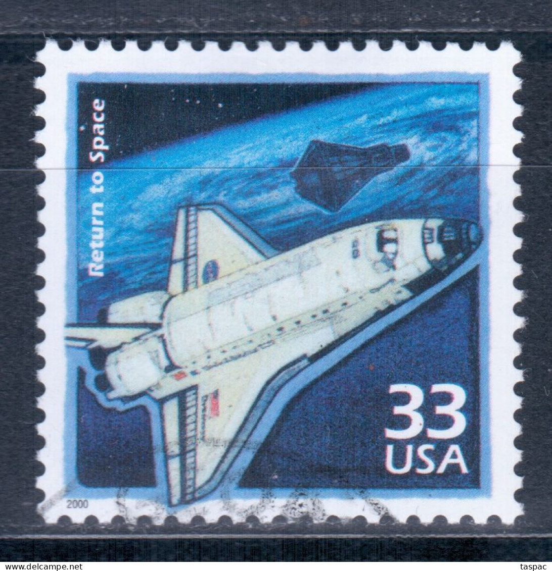 United States 2000 Mi# 3295 Used - Short Set - Discovery / Space - Estados Unidos