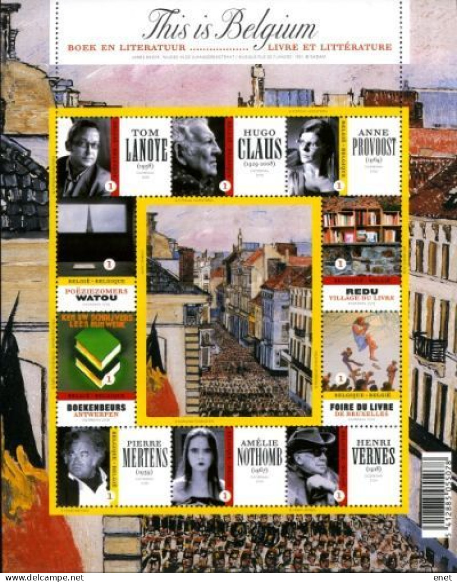 Belgie 2009 -  OBP 3970/79 - BL175 - Literatuur - Ungebraucht