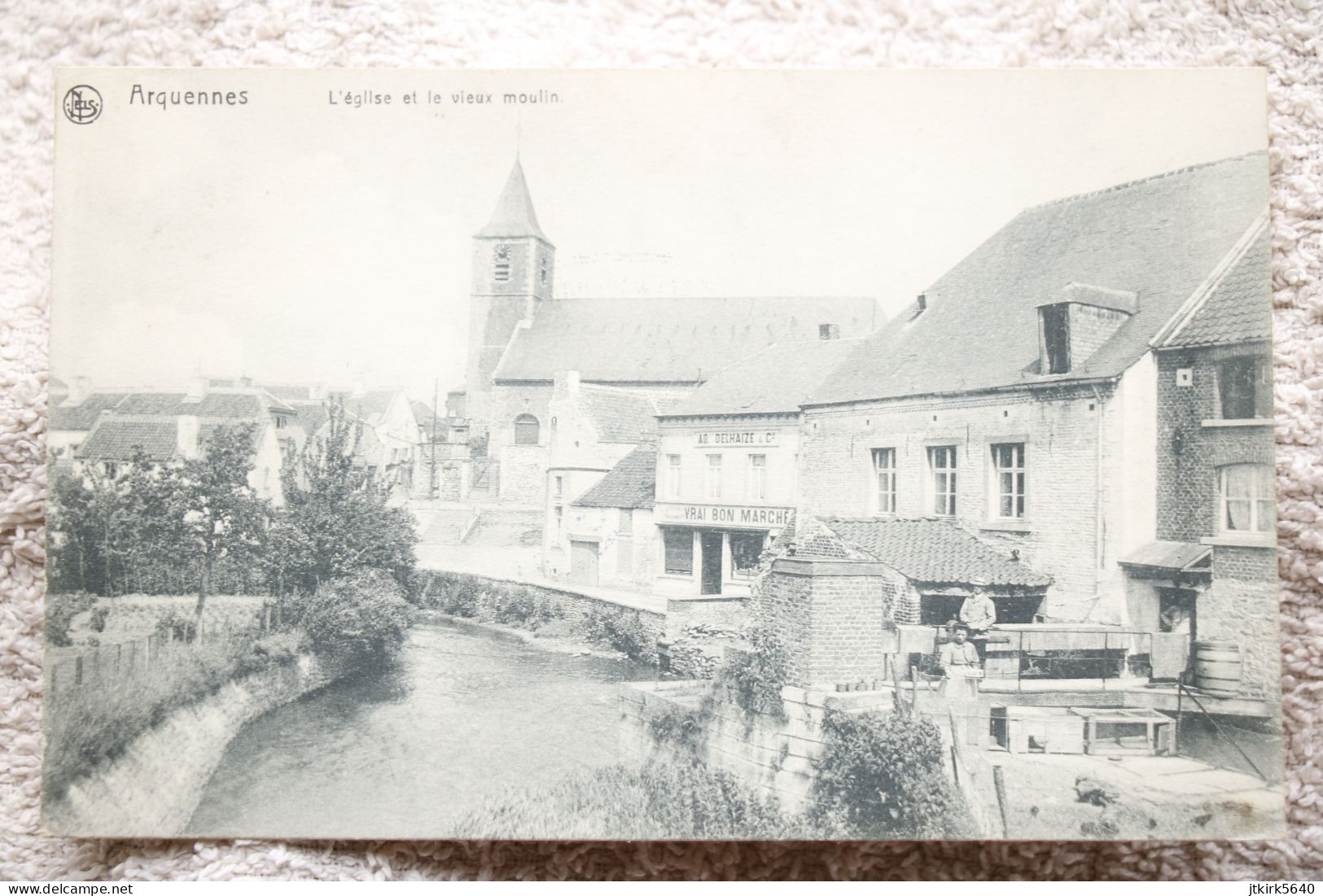 Arquennes "L'église Et Le Vieux Moulin" - Seneffe