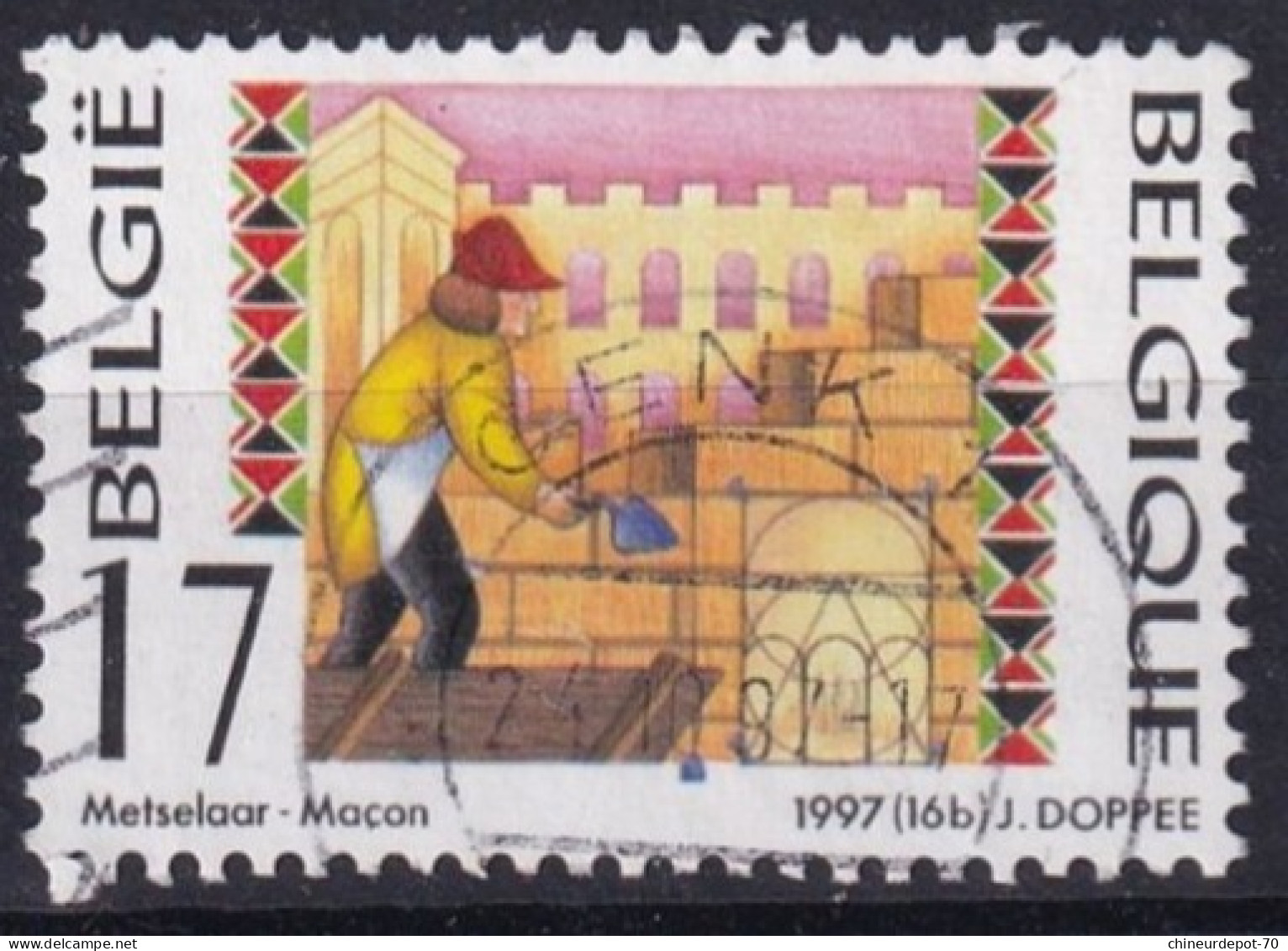 1997 MACON GENK EUPEN OREYE LIEGE SERAING MARCHE EN FAMENNE VISE COUVIN - Used Stamps