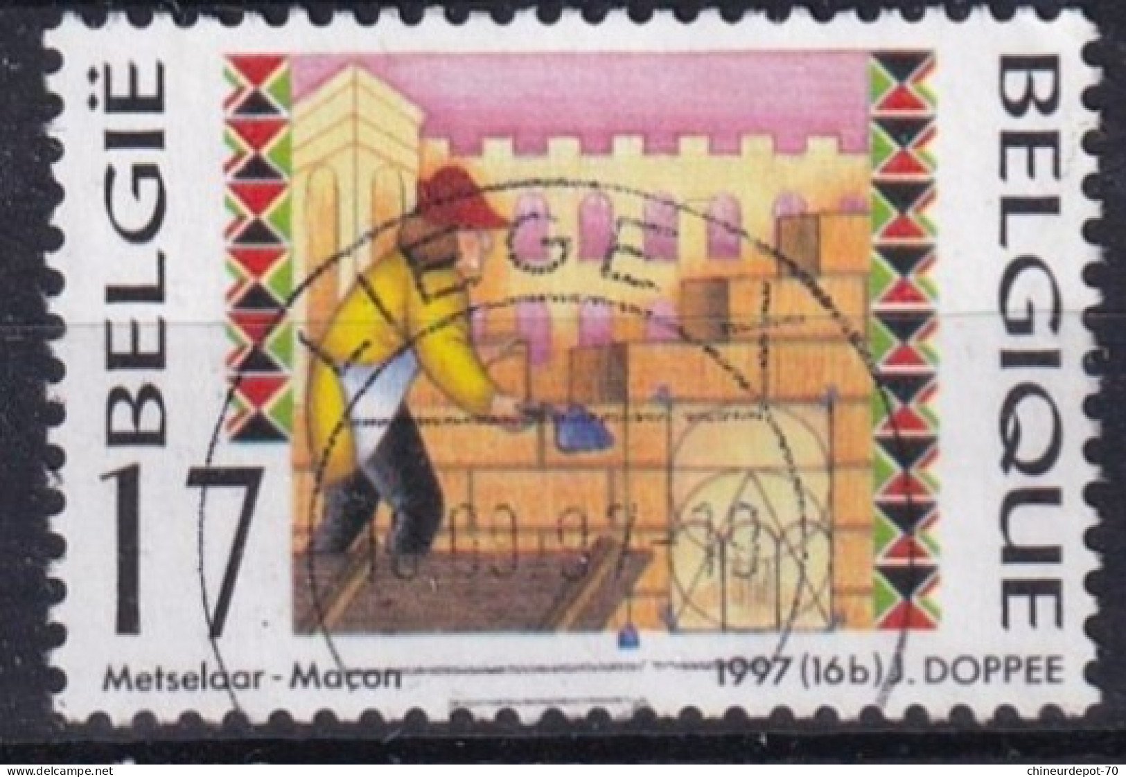 1997 MACON GENK EUPEN OREYE LIEGE SERAING MARCHE EN FAMENNE VISE COUVIN - Used Stamps