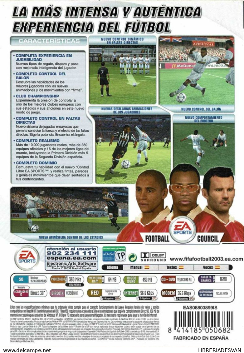 FIFA Football 2003. PC - Jeux PC