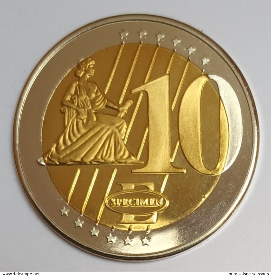 VATICAN - 10 EURO 2004 - JEAN PAUL II - PROTOTYPE - BE - Vatican