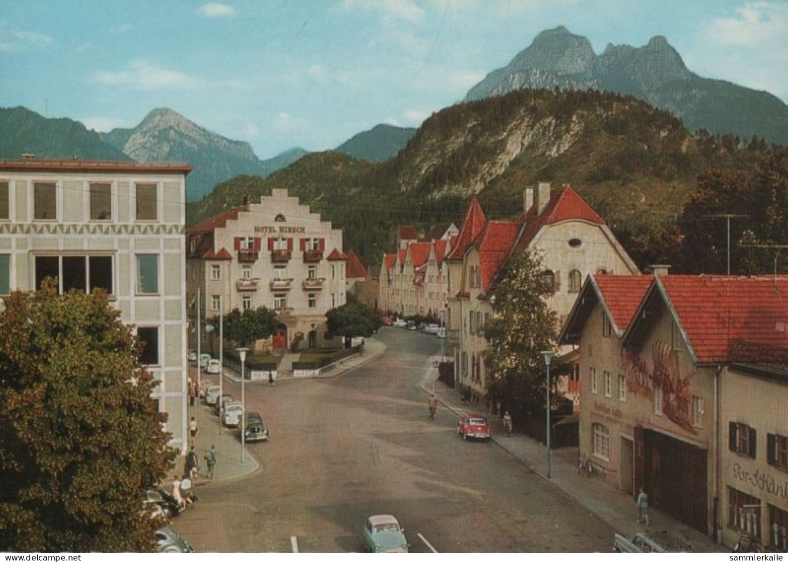 111986 - Füssen - Schulhausplatz Mit Sebastianstrasse - Fuessen