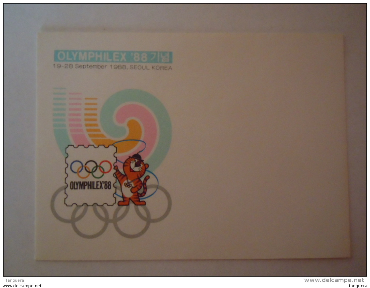 Korea Coree Du Sud 1988 Olymphilex Jeux Olympique Entier Postal Stationery - Summer 1988: Seoul