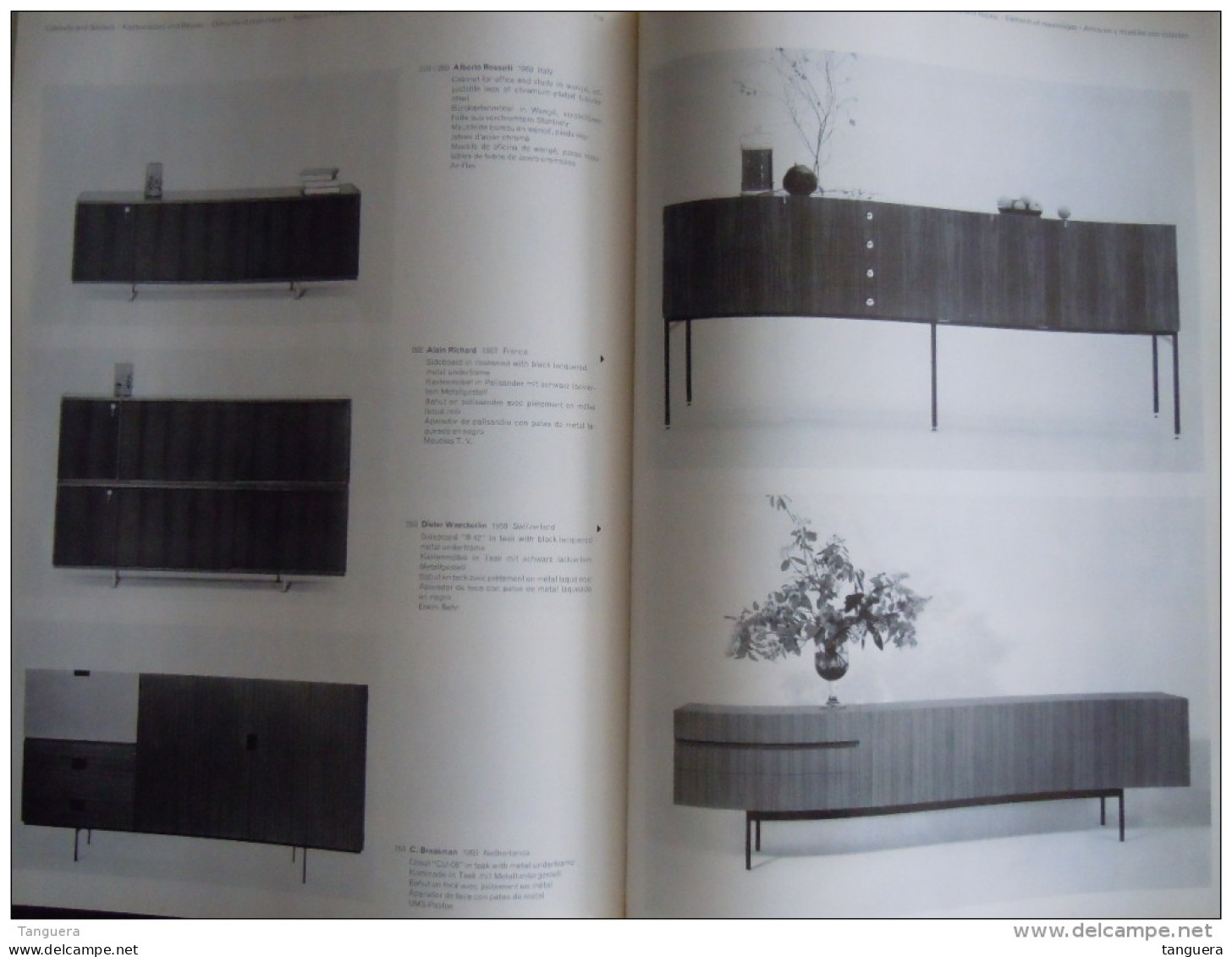 New Furniture, Neue Mobel, Muebles Nouveaux, Muebles Modernos 6 Hardcover  1962 Edited by Gerd Hatje