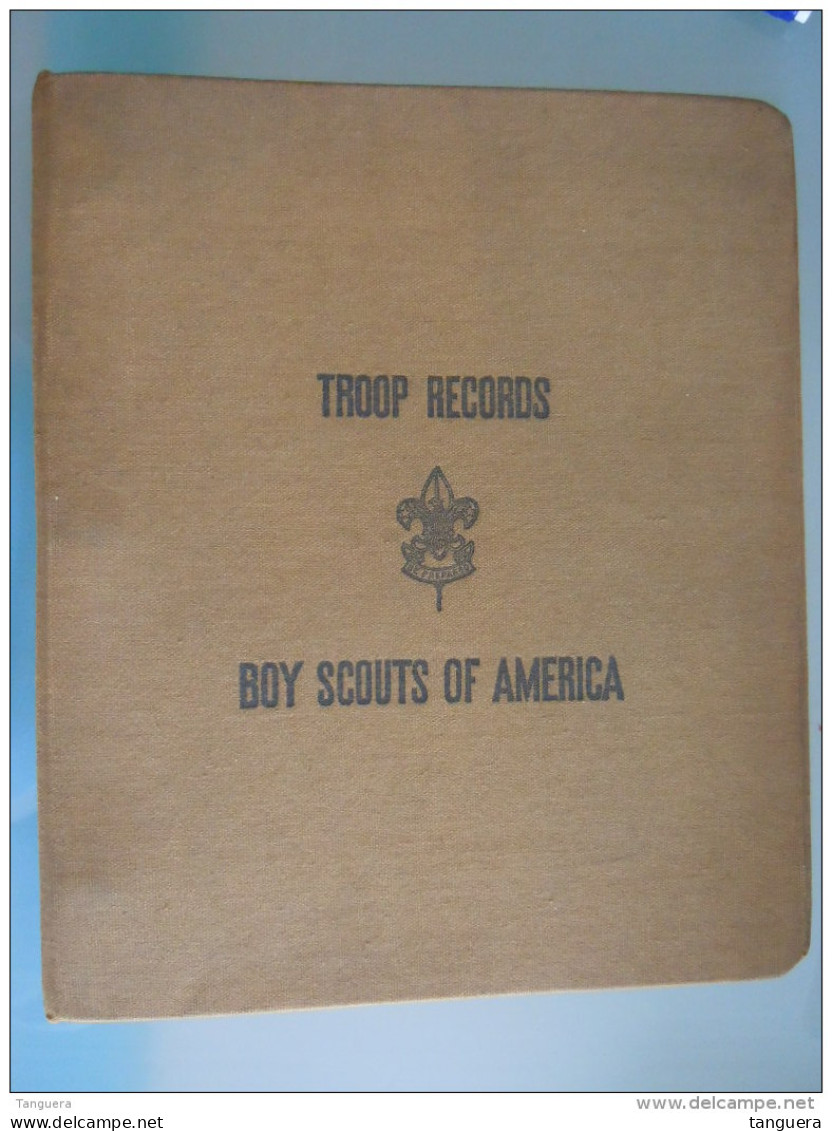 Classeur TROOP RECORDS BOY SCOUTS OF AMERICA  Avec 11 Intercalaire &amp; 2 Feuilles Cash Record Non Utilsé - Movimiento Scout